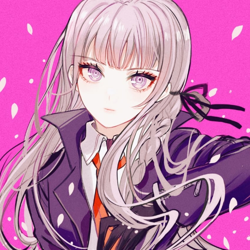 kirigiri kyoko (danganronpa and 1 more) drawn by wan_wan_shuijiao