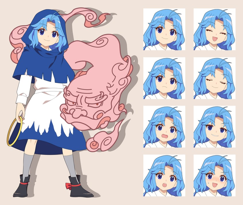 kumoi ichirin and unzan (touhou) drawn by 4rion