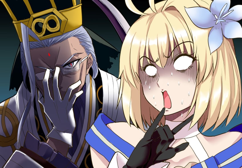 arcueid brunestud, archetype earth, and chen gong (fate and 2 more) drawn by makishima_rin