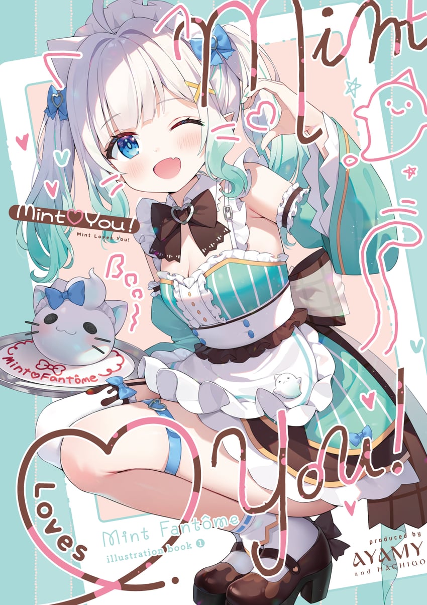 mint fantome and wisps (indie virtual youtuber) drawn by ayamy