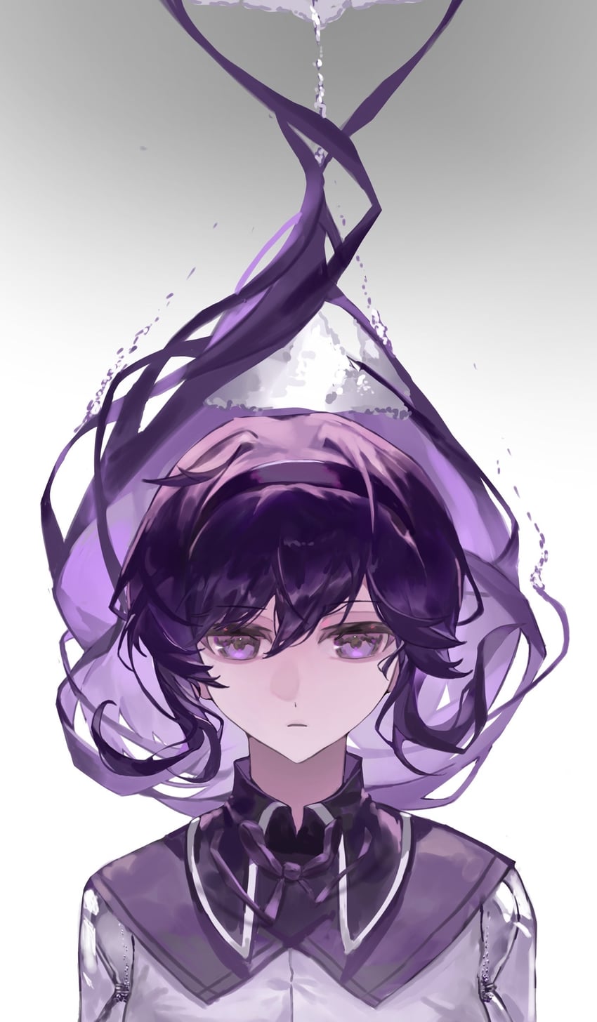 akemi homura (mahou shoujo madoka magica) drawn by baicha_nuwang
