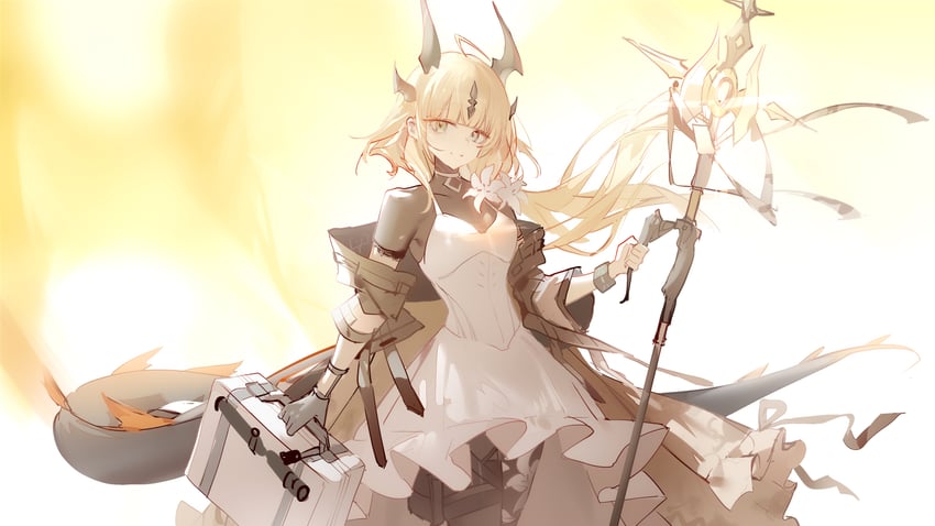 reed and reed the flame shadow (arknights) drawn by luozhou_pile
