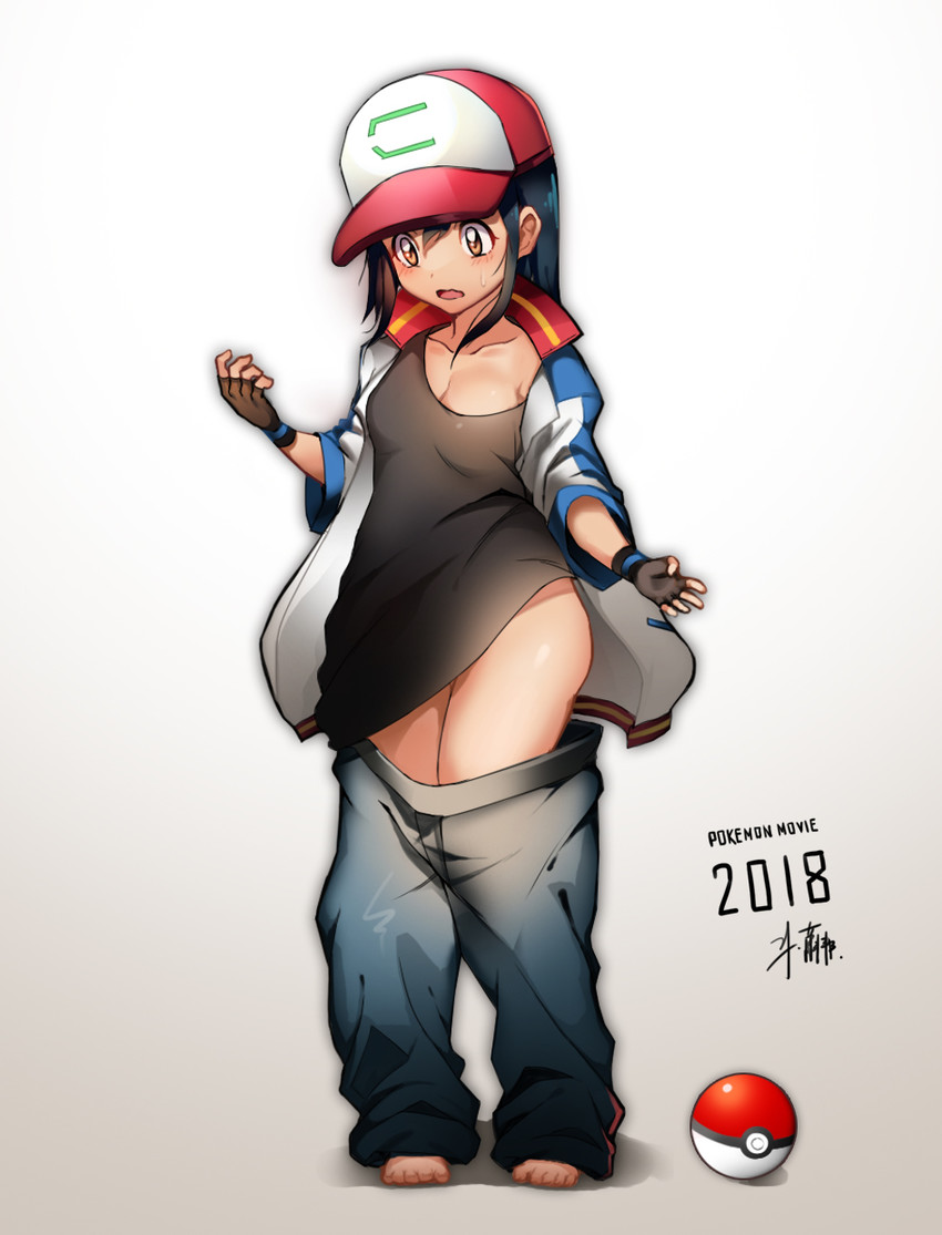 ash ketchum (pokemon and 1 more) drawn by xiaobang