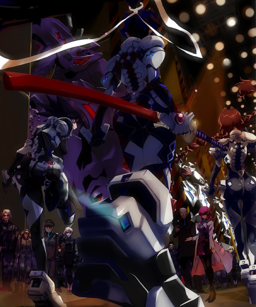 mitsurugi meiya, type 00 takemikazuchi, ayamine kei, sakaki chizuru, kouzuki yuuko, and 2 more (muv-luv and 1 more) drawn by rab6