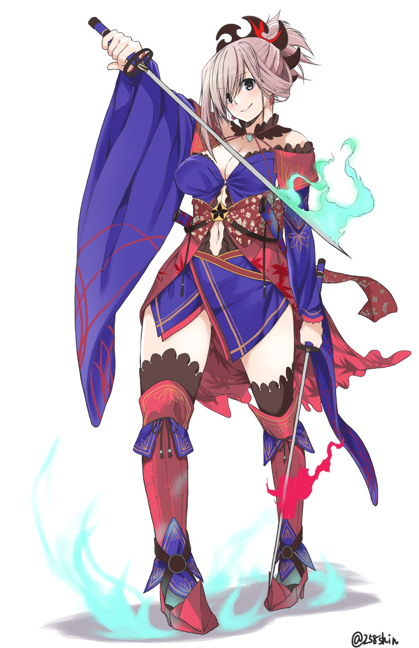 miyamoto musashi (fate and 1 more) drawn by amu_(258shin)