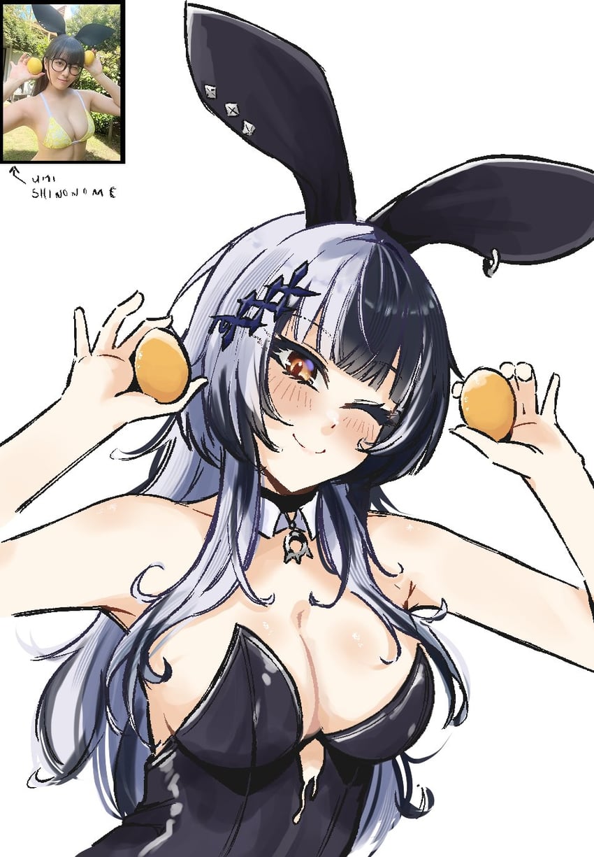 shiori novella (hololive and 1 more) drawn by penguin_stamp