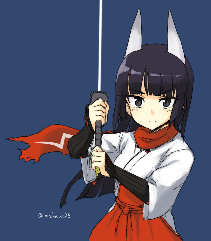 anabuki tomoko (world witches series and 1 more) drawn by makaze_(t-junction)