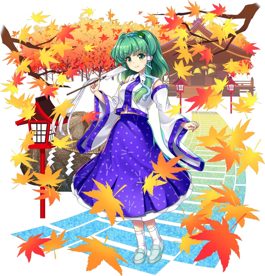 kochiya sanae (touhou and 2 more) drawn by rotte_(1109)