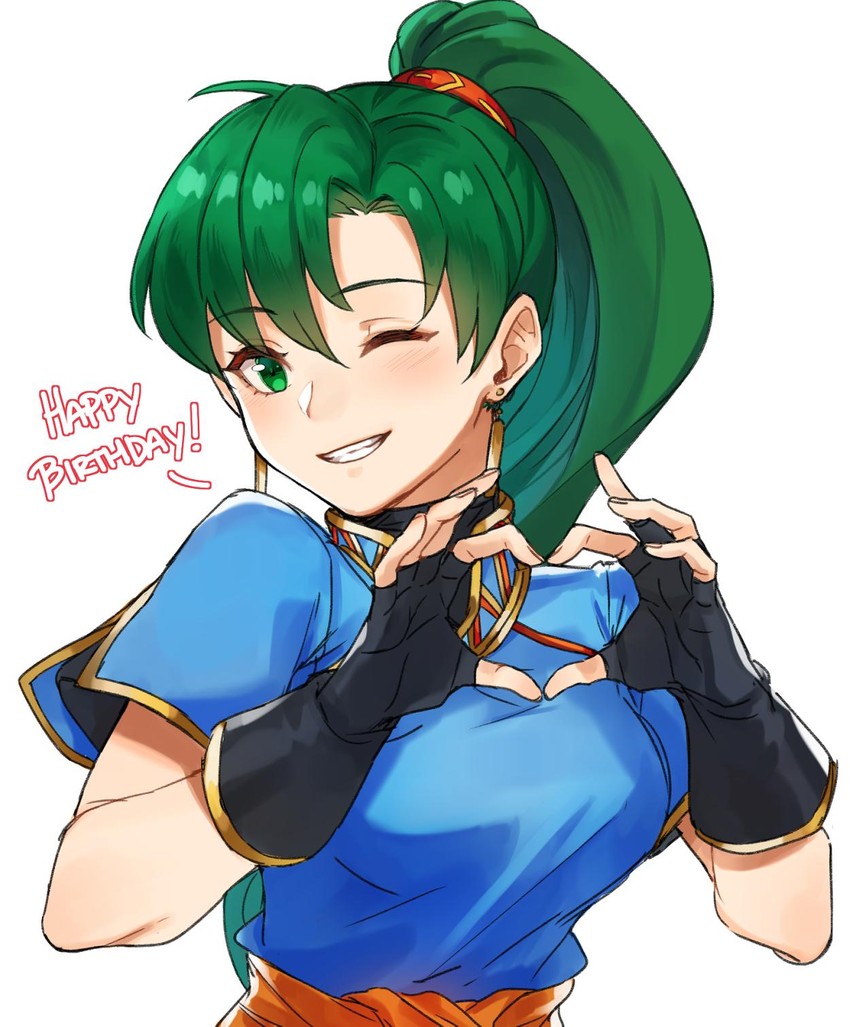 lyn (fire emblem and 2 more) drawn by kamu_(kamuuei)