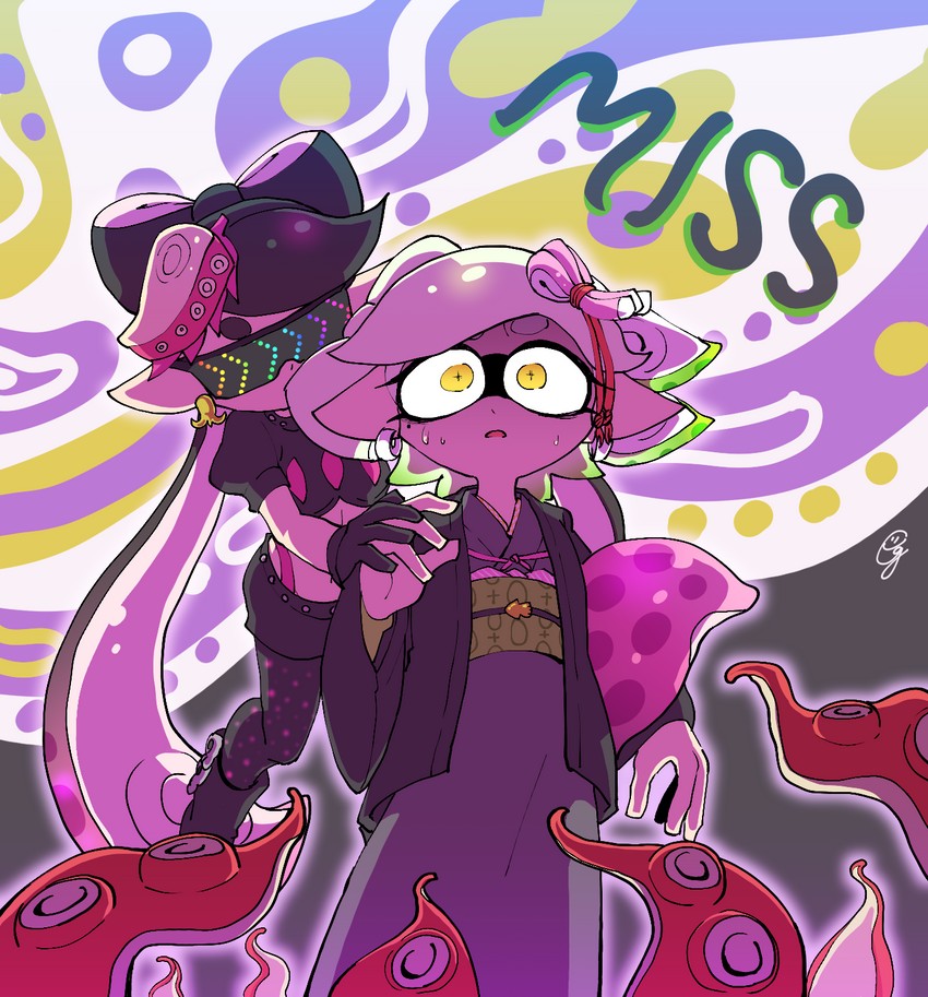 marie and callie (splatoon and 1 more) drawn by ggrks05