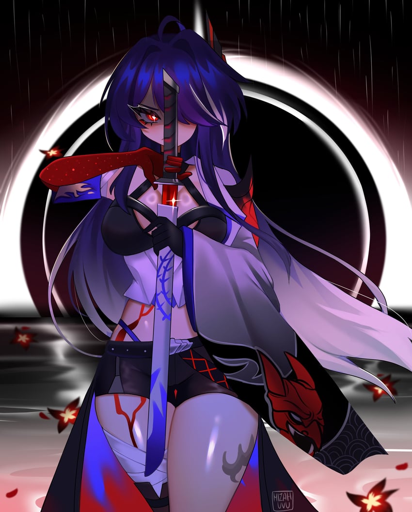 acheron (honkai and 1 more) drawn by mizah_(mizah)