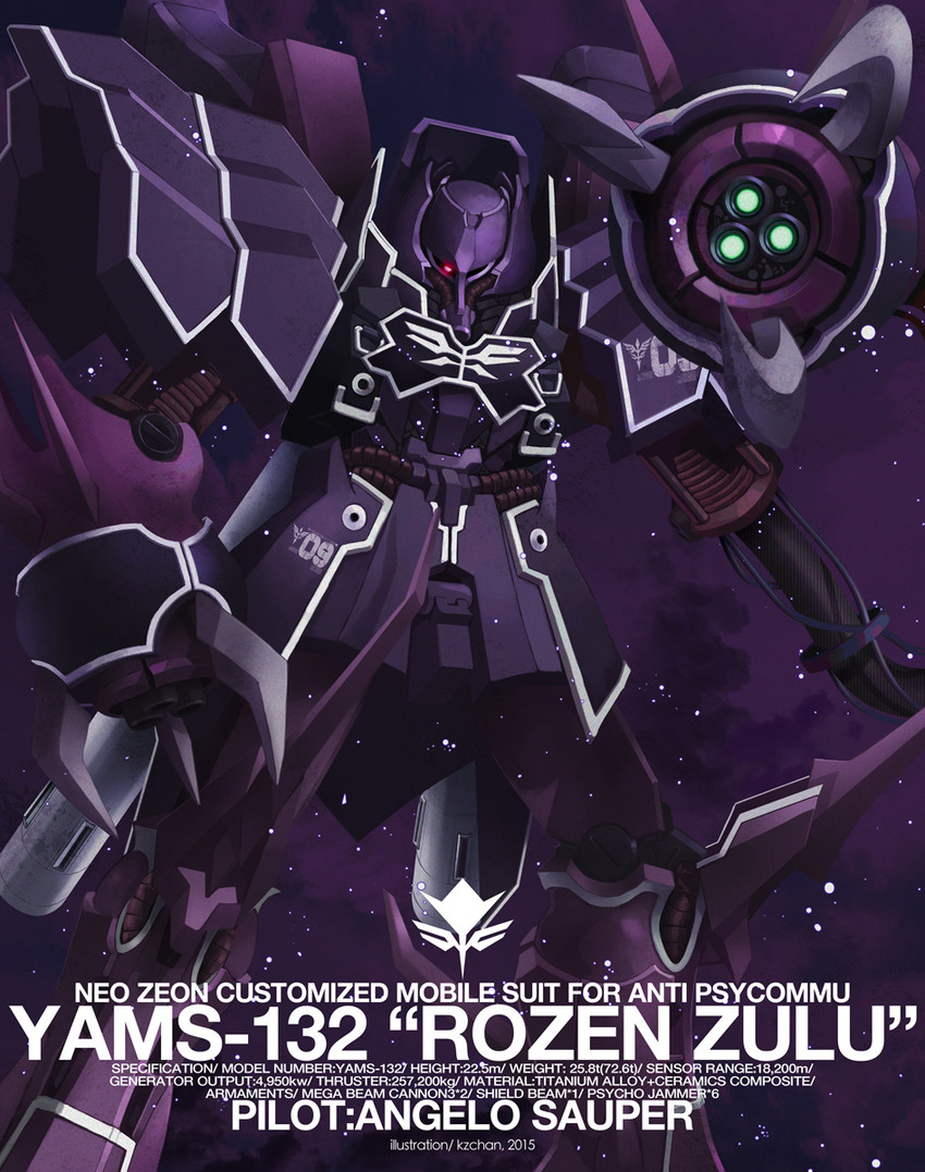 rozen zulu (gundam and 1 more) drawn by kzchan