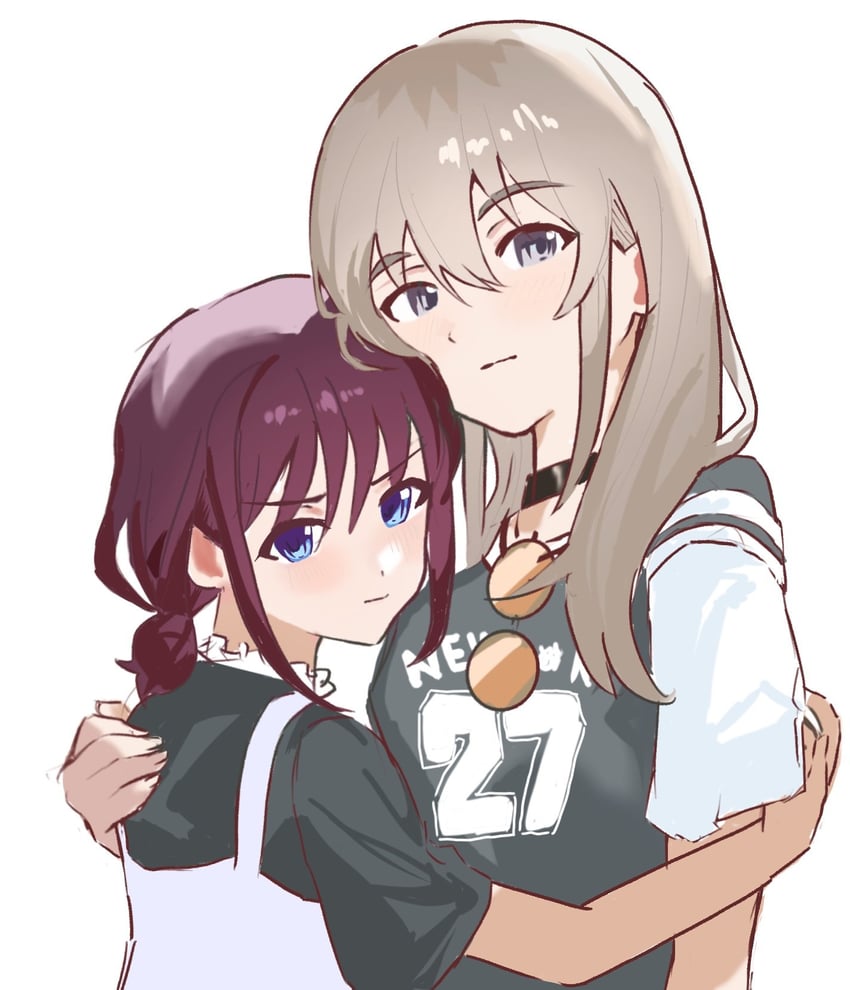 iseri nina and kawaragi momoka (girls band cry) drawn by 1101maryo