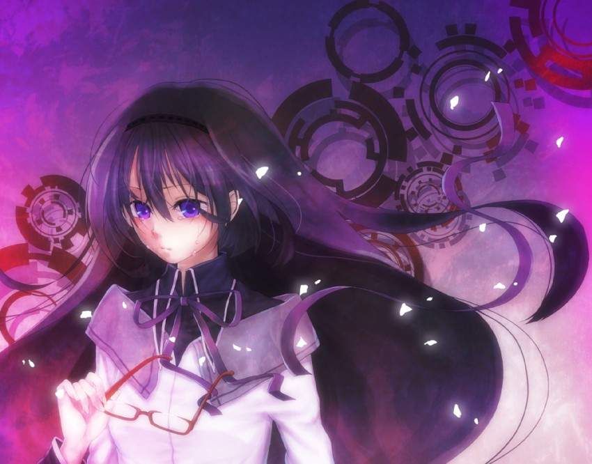 akemi homura (mahou shoujo madoka magica) drawn by chiyo_uzuhiko