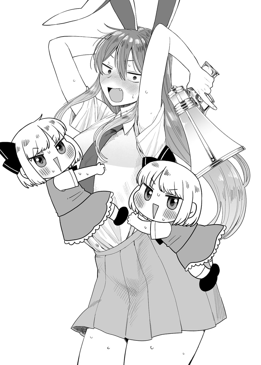 konpaku youmu and reisen udongein inaba (touhou) drawn by koyama_shigeru