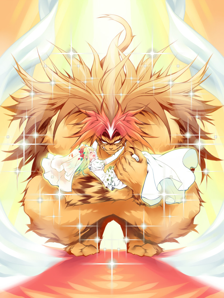 tora and inoue mayuko (ushio to tora) drawn by kousaki_rui