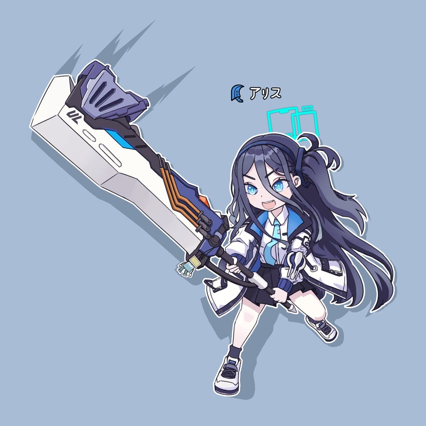 aris (blue archive and 2 more) drawn by rake_autumn