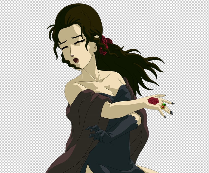 tsubakikoji reiko (bara to tsubaki and 1 more) drawn by naramura