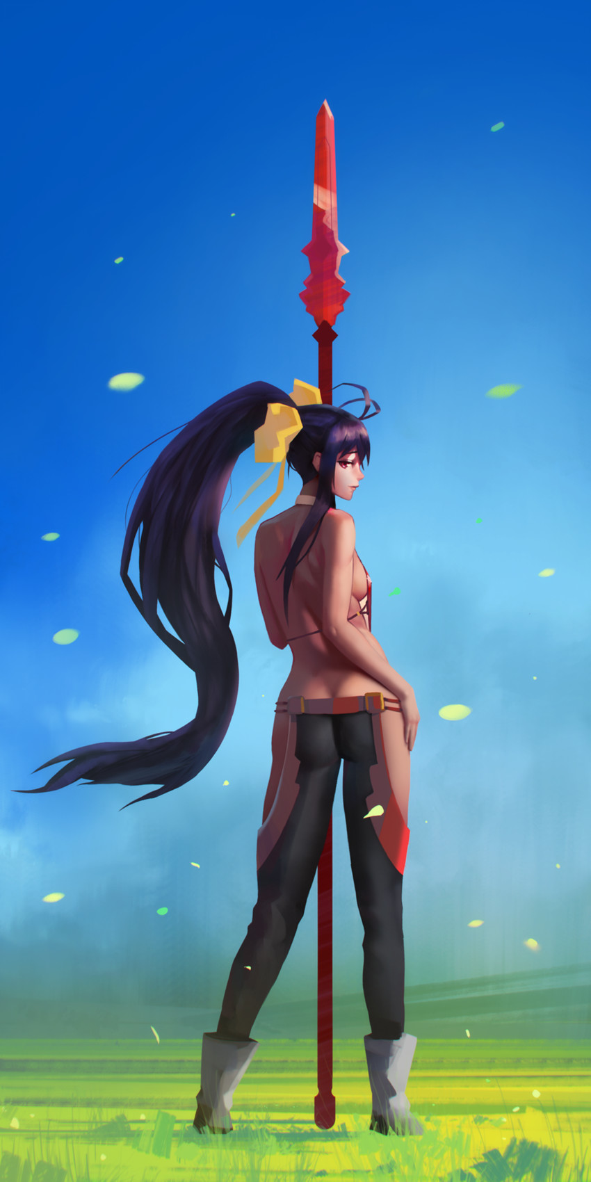 mai natsume (blazblue and 2 more) drawn by drawfag