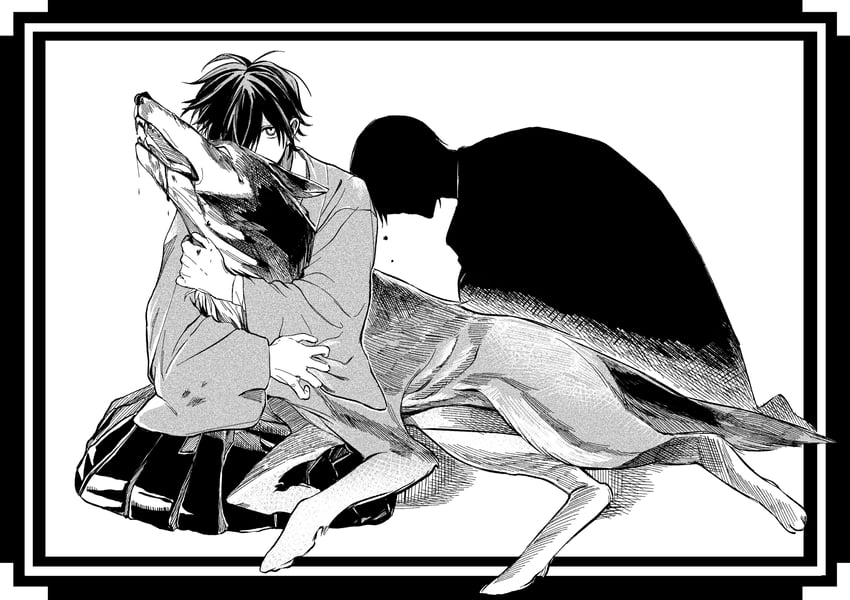 tamamori and kawase (koshotengai no hashihime) drawn by pudding_taro