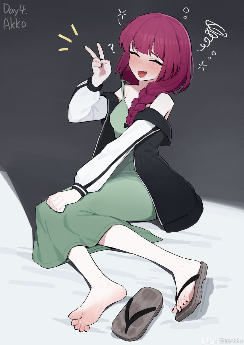 hiroi kikuri (bocchi the rock!) drawn by lan_mao_akko