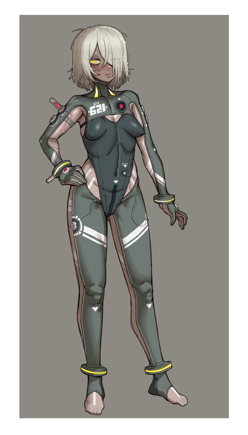 solaria and 621 (armored core and 1 more) drawn by ebonyxh