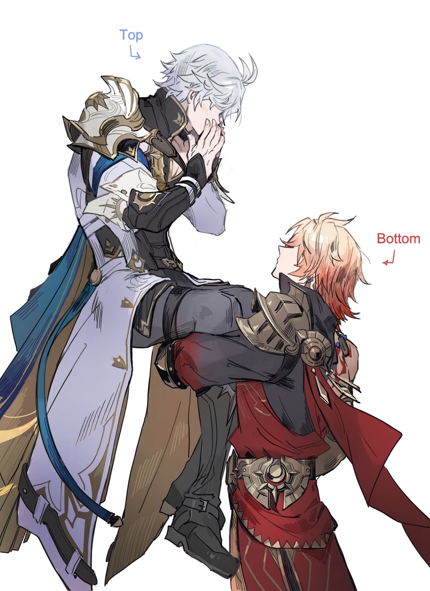 phainon and mydei (honkai and 1 more) drawn by qel