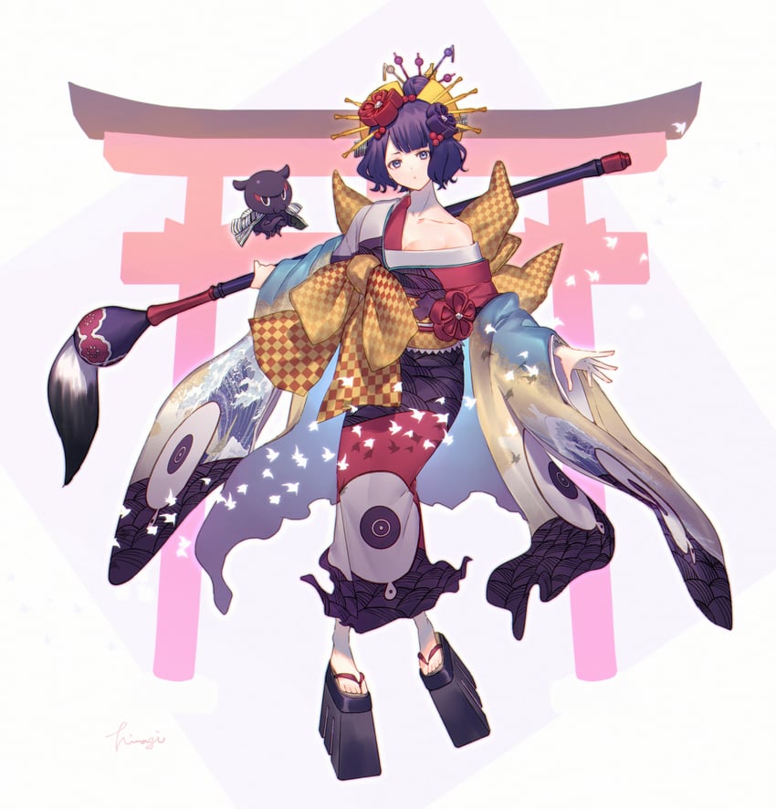 katsushika hokusai and tokitarou (fate and 1 more) drawn by hiiragi_(karashriker)