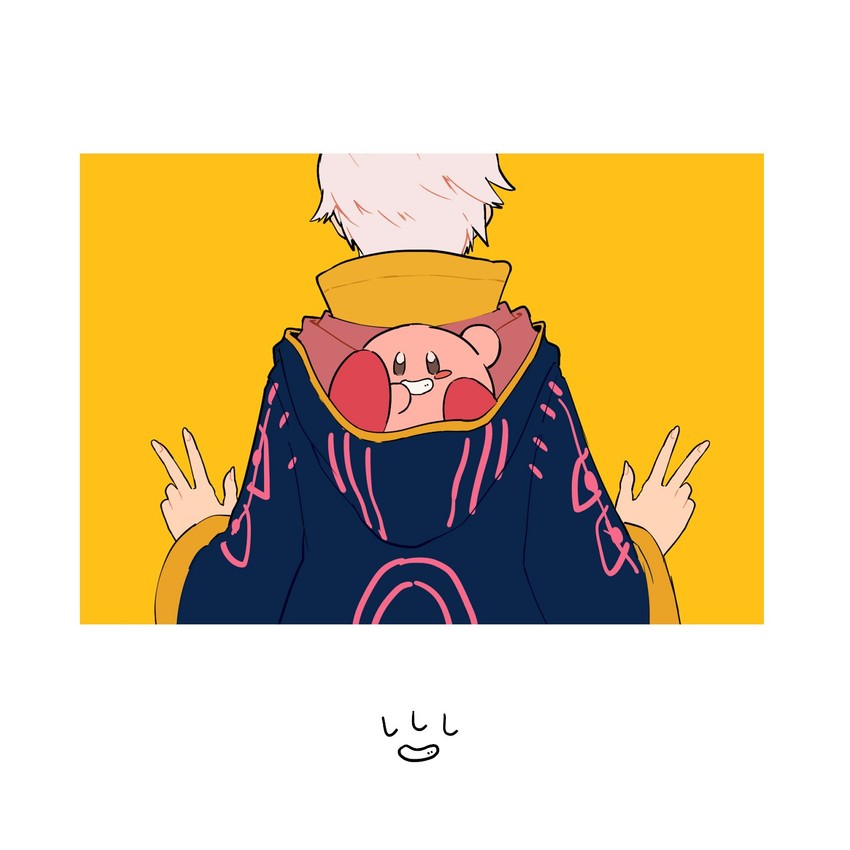 kirby and male robin (fire emblem and 3 more) drawn by seto_(asils)