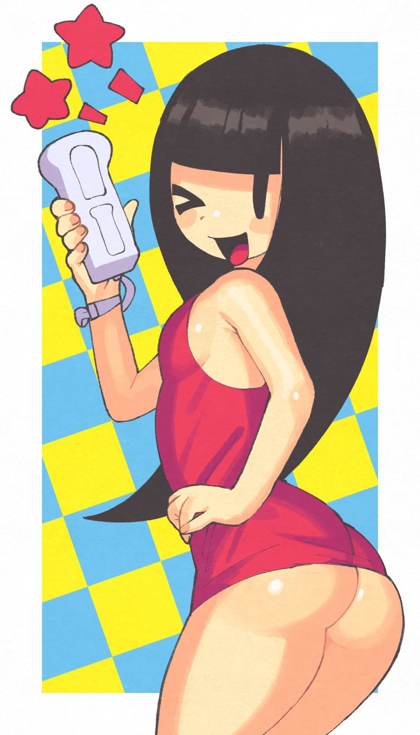 girl (rhythm tengoku and 1 more) drawn by inkerton-kun