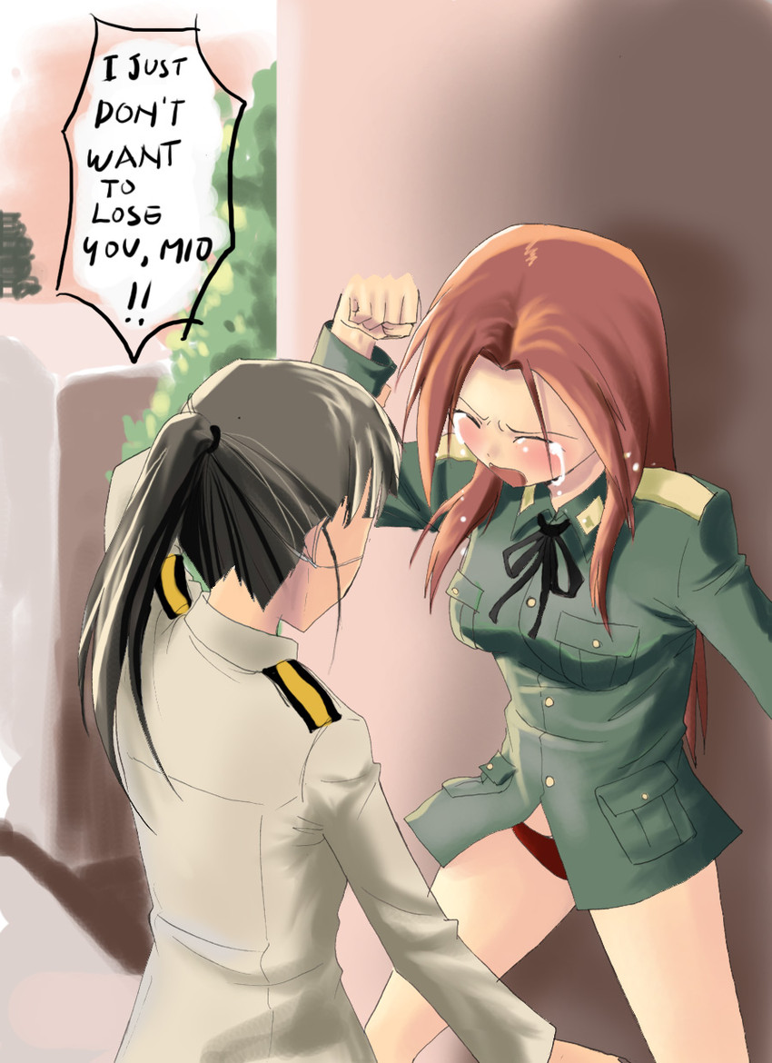 sakamoto mio and minna-dietlinde wilcke (world witches series and 1 more) drawn by layla_(suptomat)