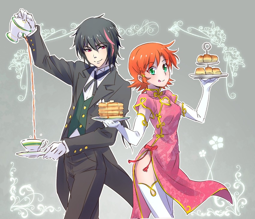 nora valkyrie and lie ren (rwby) drawn by iesupa