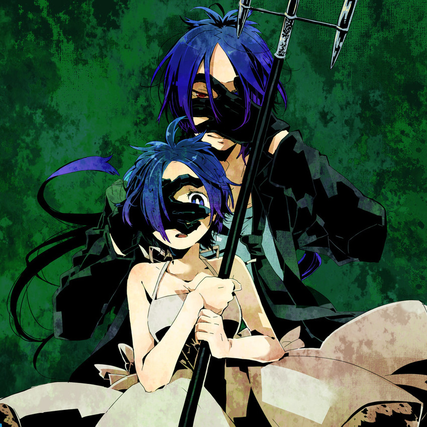 chrome dokuro and rokudou mukuro (katekyo hitman reborn!) drawn by hidaka_fuuro