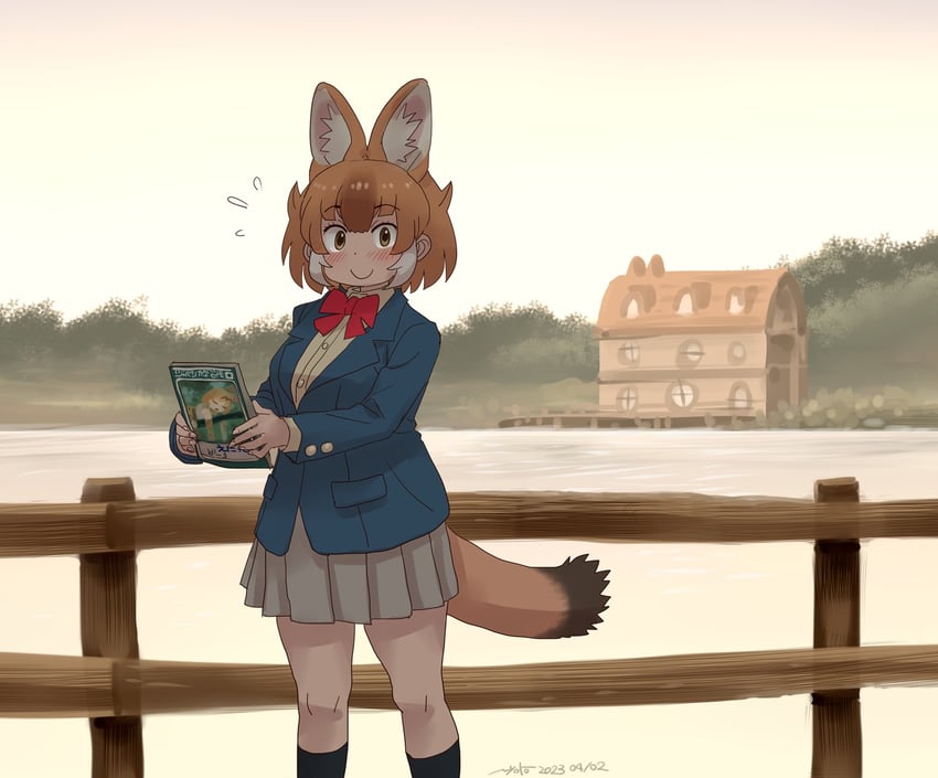 dhole (kemono friends and 1 more) drawn by nyororiso_(muyaa)