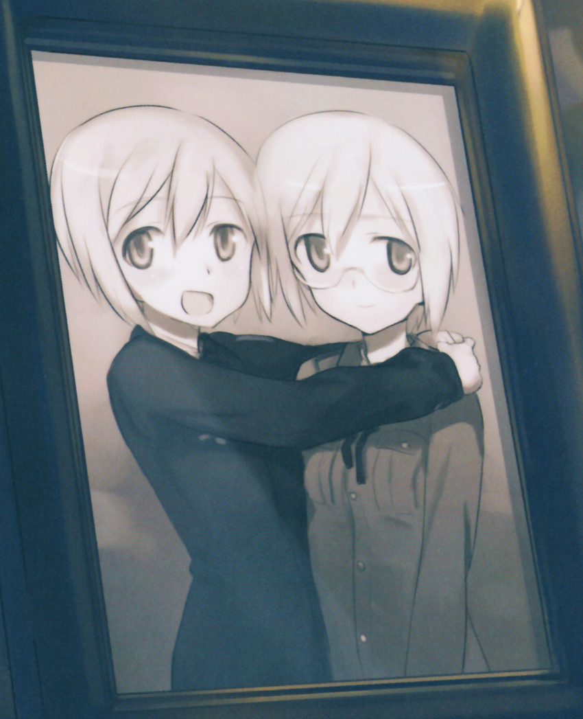 erica hartmann and ursula hartmann (world witches series and 2 more) drawn by shimada_fumikane