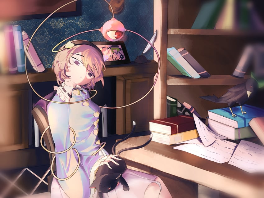 komeiji koishi, komeiji satori, kaenbyou rin, and reiuji utsuho (touhou) drawn by im_mo