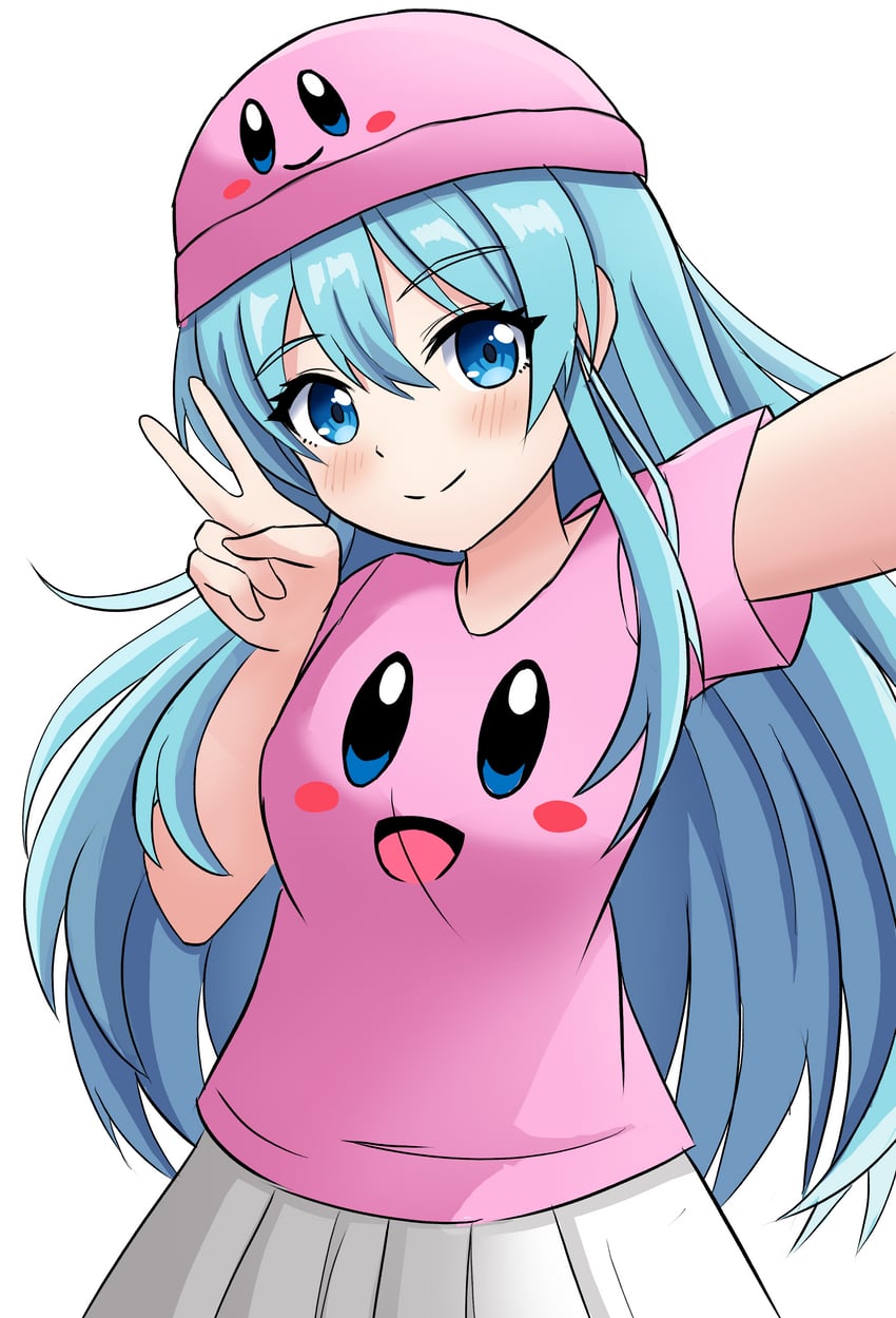 kirby and eirika (fire emblem and 2 more) drawn by edo-sensei