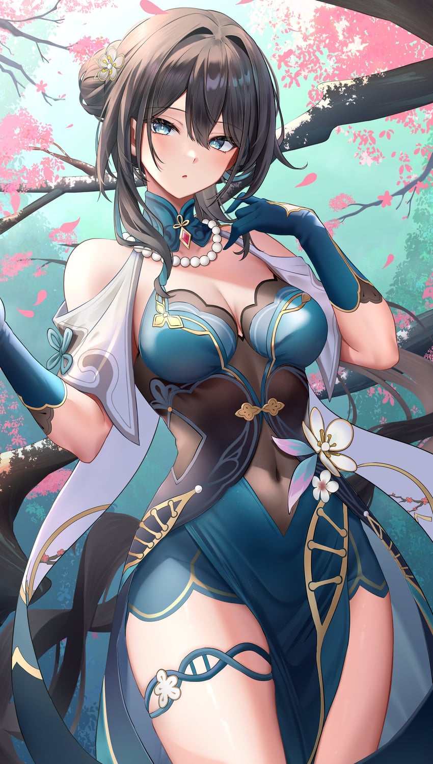 ruan mei (honkai and 1 more) drawn by hirahiragi_(h1rqg1)