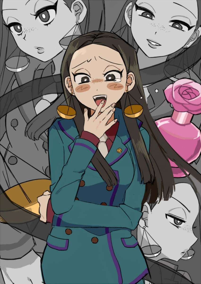 calisto yew (ace attorney and 2 more) drawn by goso_(aaigoso)