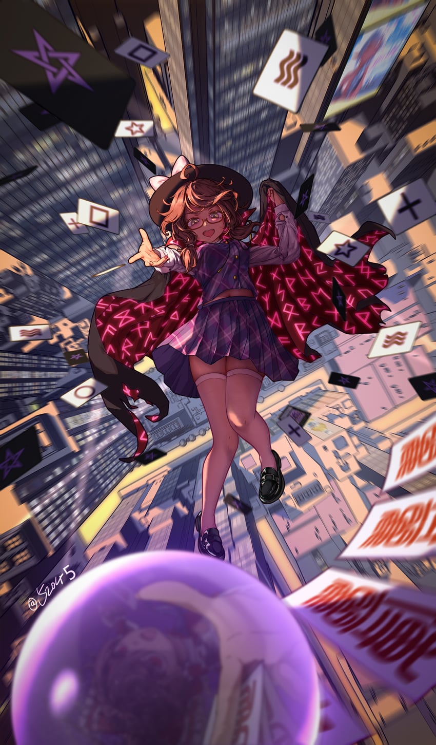 hakurei reimu and usami sumireko (touhou) drawn by 2violetdetector