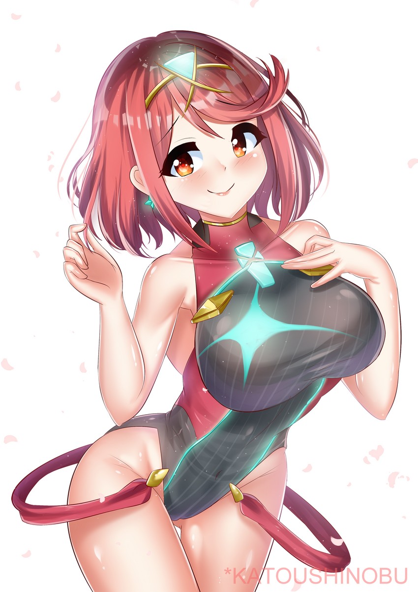 pyra (xenoblade chronicles and 1 more) drawn by katou_shinobu