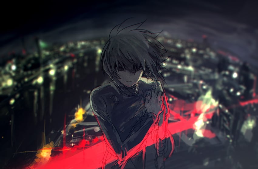 yuki judai (yu-gi-oh! and 1 more) drawn by moribuden