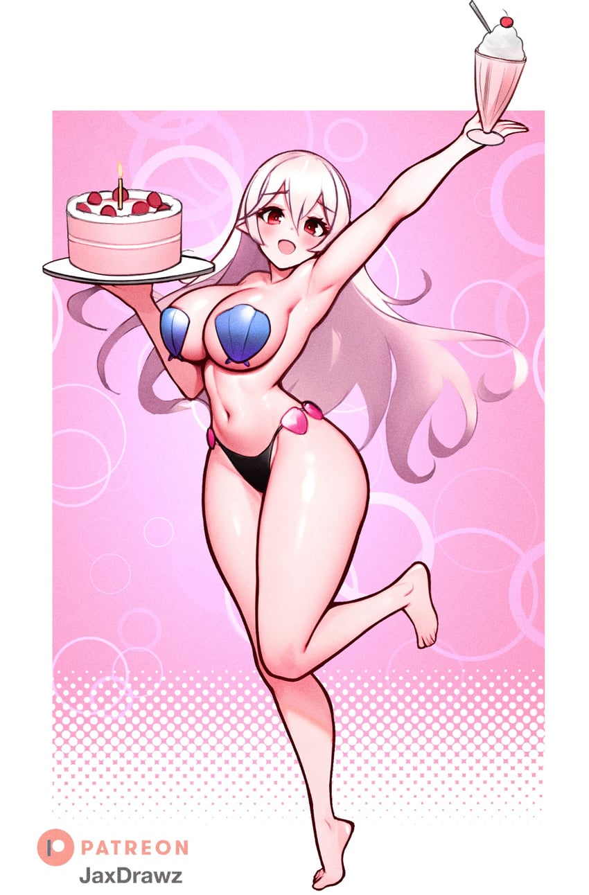 female corrin (fire emblem and 2 more) drawn by jaxdrawz