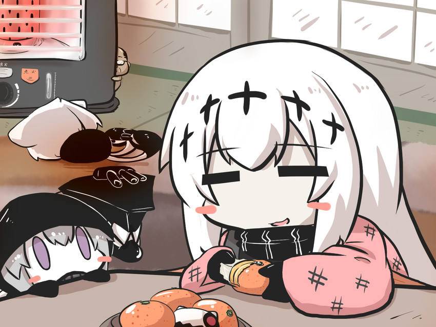 re-class battleship, aircraft carrier water oni, and ne-class heavy cruiser (kantai collection) drawn by goma_(gomasamune)