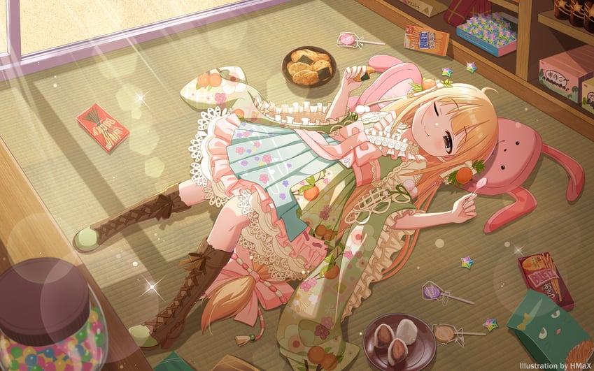futaba anzu (idolmaster and 1 more) drawn by hmax