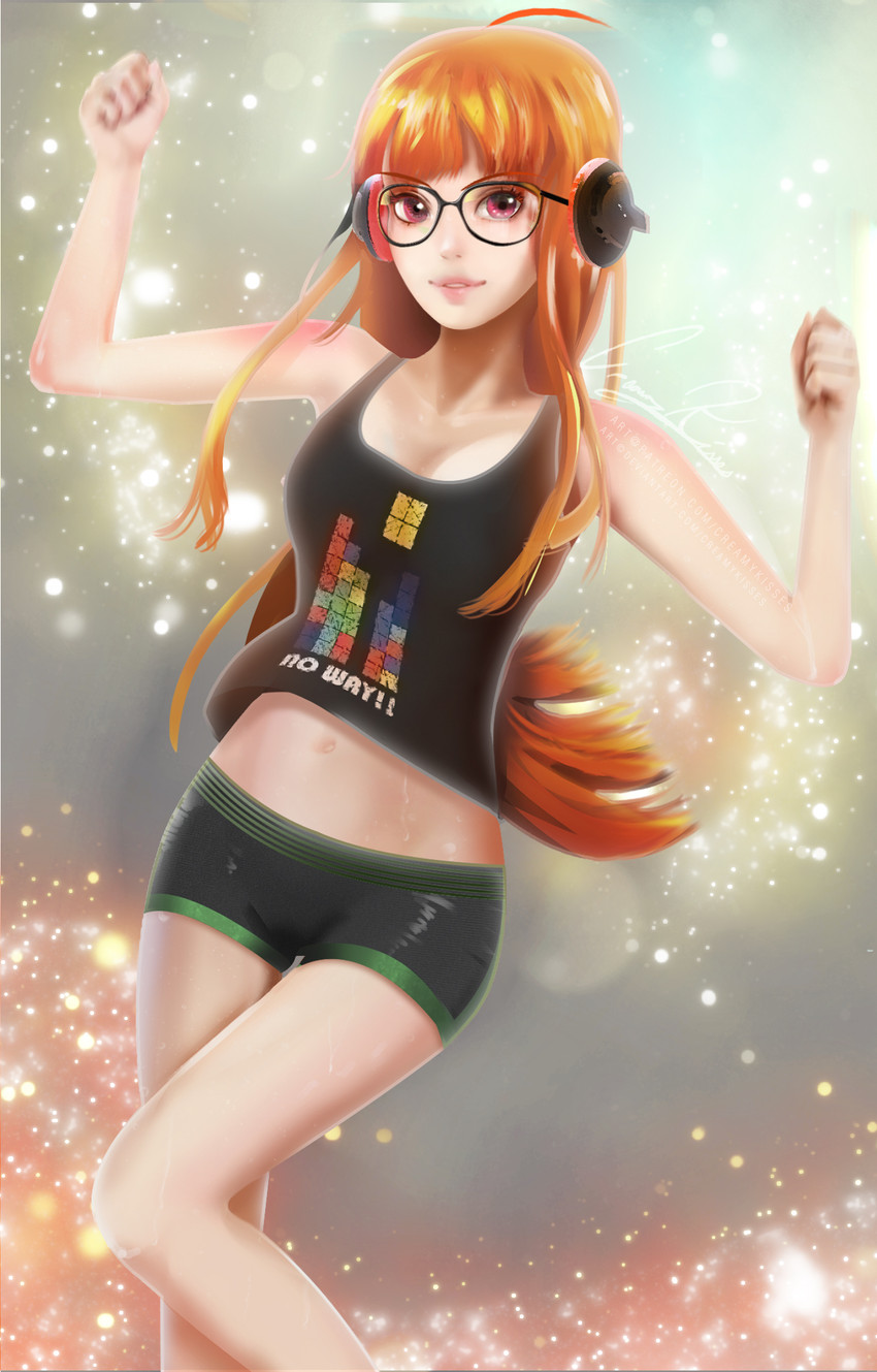 sakura futaba (persona and 3 more) drawn by creamykisses