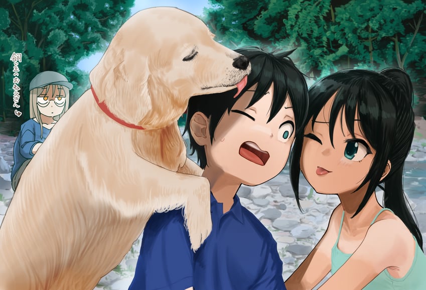 sou, nozomu, and shiori (original and 1 more) drawn by inu_chikushou