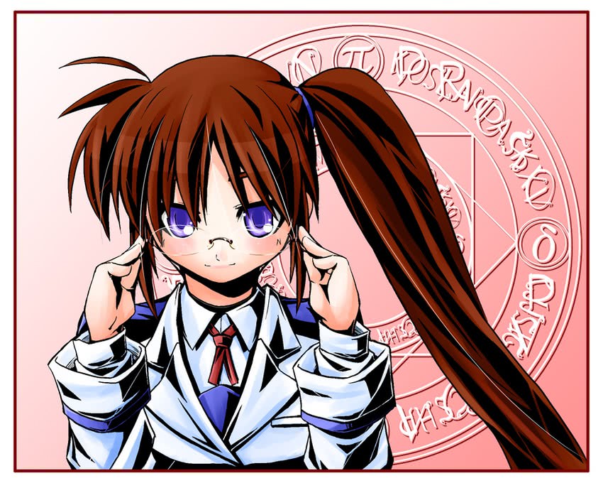 takamachi nanoha (lyrical nanoha and 1 more) drawn by yuuka_(o.t.kingdom)