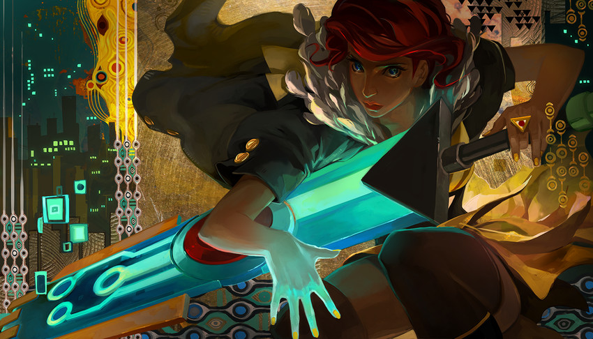 red and the transistor (transistor and 1 more) drawn by jen_zee