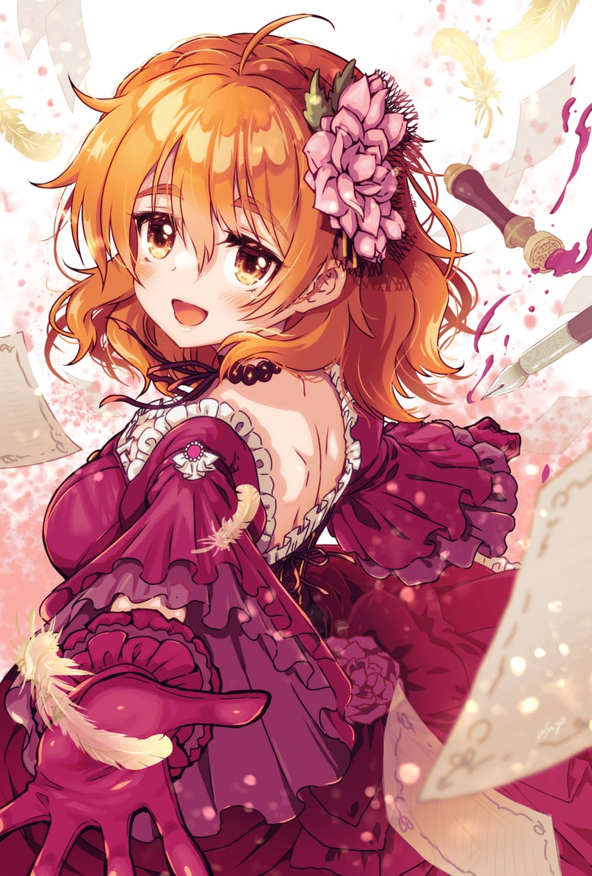 araki hina (idolmaster and 1 more) drawn by asago_ichika